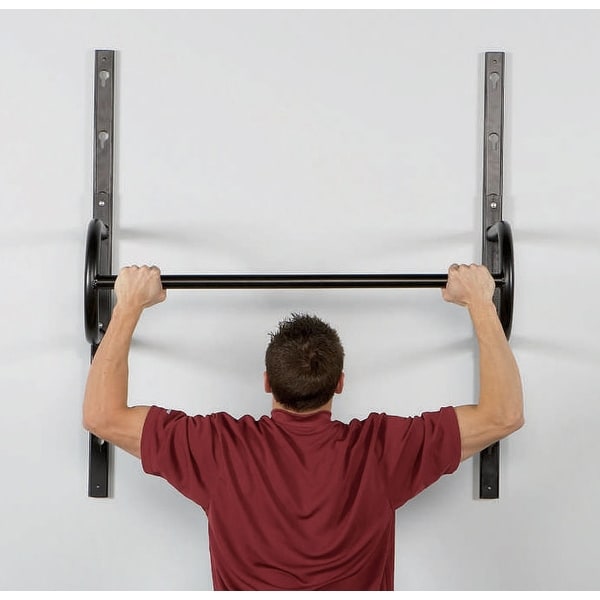 Shop 40" Adjustable Wall Mount Chin Up Bar Overstock 14094994